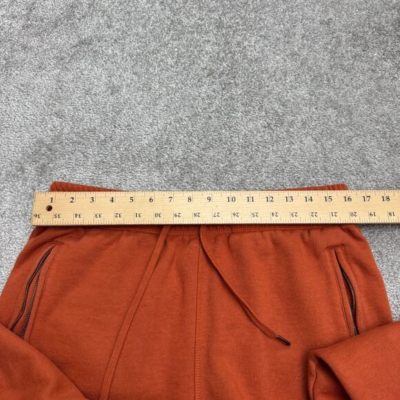 Maison Article Shoe Palace Jogger Sweatpants Men Medium Rust Orange Fleece 32x26 - Picture 14 of 16